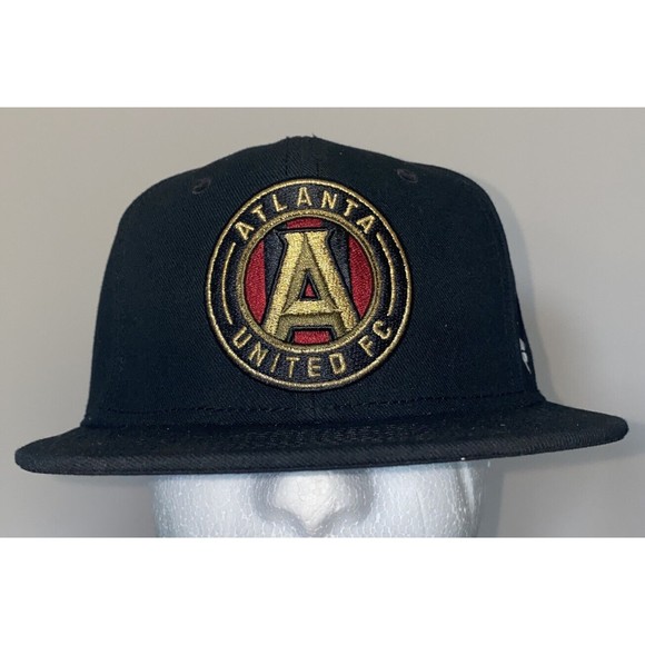 Atlanta United FC MLS Soccer Snapback Adjustable Black Fanatics Cap Hat - Picture 1 of 9